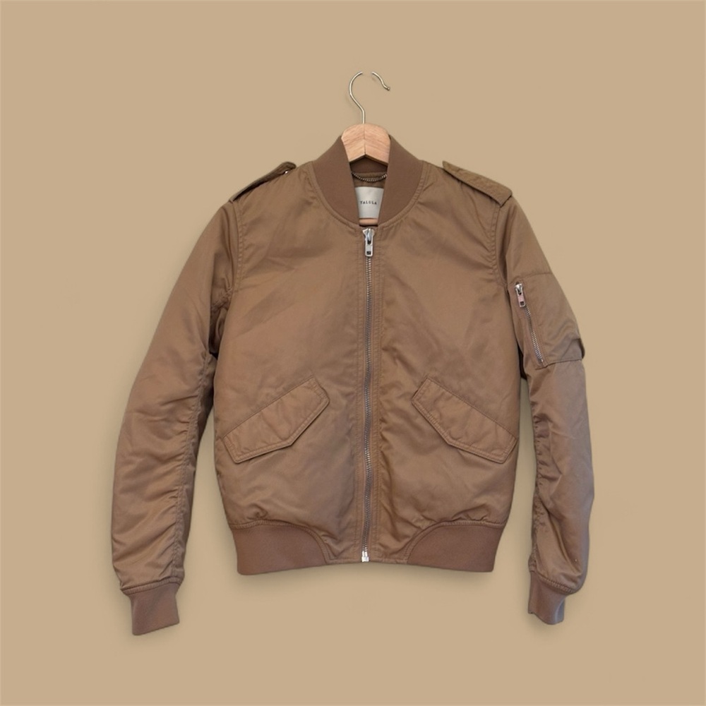 Talula Tan Bomber Jacket
